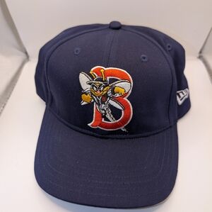 Official MiLB Binghamton Rumble Ponies “B” Hornet Logo Snapback Hat – New Era